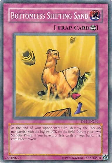 Bottomless Shifting Sand Dark Beginning 2 Yu-Gi-Oh! card
