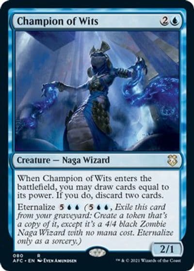 Champion of Wits Commander: Adventures in the Forgotten Realms Magic card