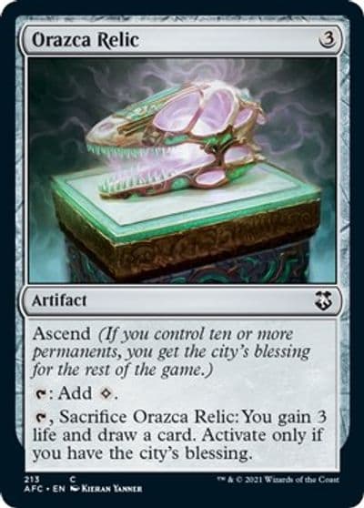 Orazca Relic Commander: Adventures in the Forgotten Realms Magic card