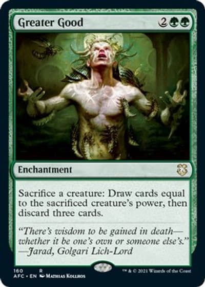 Greater Good Commander: Adventures in the Forgotten Realms Magic card