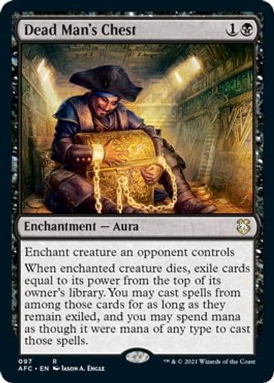 Dead Mans Chest Commander: Adventures in the Forgotten Realms Magic card