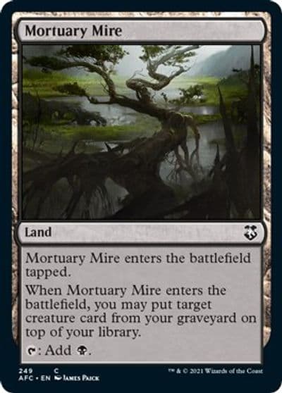 Mortuary Mire Commander: Adventures in the Forgotten Realms Magic card