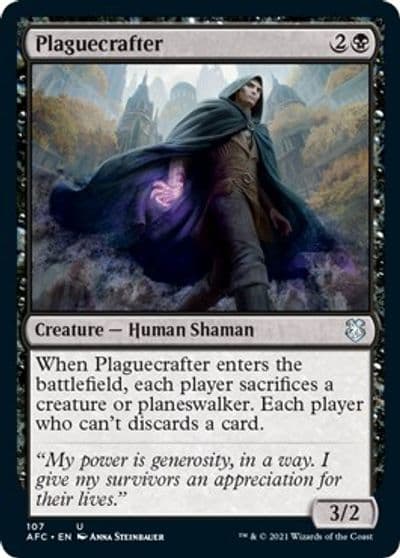 Plaguecrafter Commander: Adventures in the Forgotten Realms Magic card