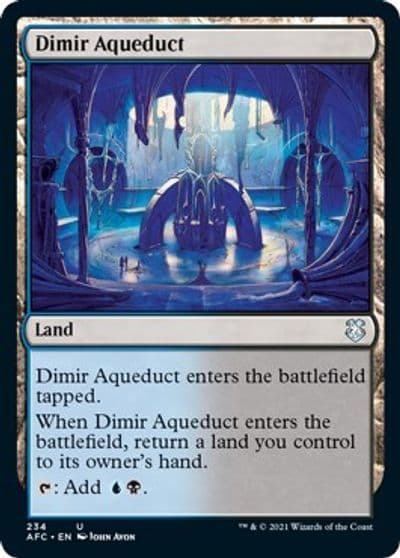 Dimir Aqueduct Commander: Adventures in the Forgotten Realms Magic card