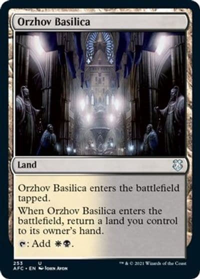 Orzhov Basilica Commander: Adventures in the Forgotten Realms Magic card