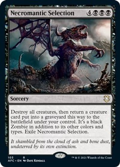 Necromantic Selection Commander: Adventures in the Forgotten Realms Magic card