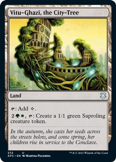 Vitu Ghazi the City Tree Commander: Adventures in the Forgotten Realms Magic card