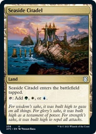 Seaside Citadel Commander: Adventures in the Forgotten Realms Magic card
