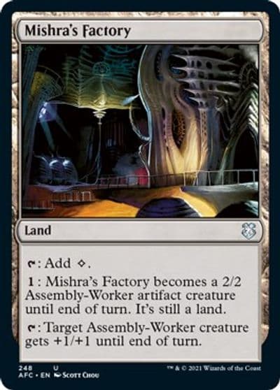 Mishras Factory Commander: Adventures in the Forgotten Realms Magic card