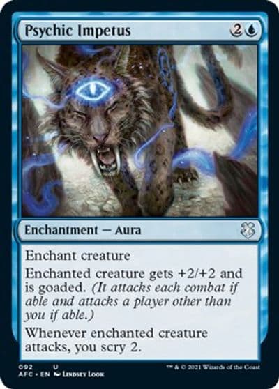 Psychic Impetus Commander: Adventures in the Forgotten Realms Magic card