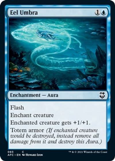 Eel Umbra Commander: Adventures in the Forgotten Realms Magic card