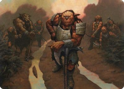 Hobgoblin Bandit Lord Art Card Art Series: Adventures in the Forgotten Realms Magic card