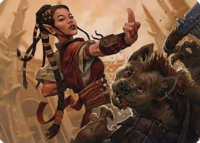 Half Elf Monk Art Card Art Series: Adventures in the Forgotten Realms Magic card
