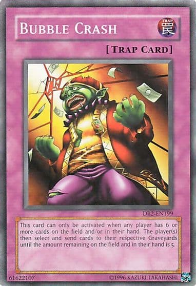 Bubble Crash Dark Beginning 2 Yu-Gi-Oh! card