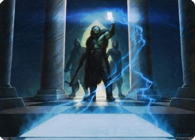 Sudden Insight Art Card Art Series: Adventures in the Forgotten Realms Magic card