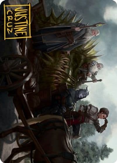 Grim Bounty Art Card Gold Stamped Signature Art Series: Adventures in the Forgotten Realms Magic card