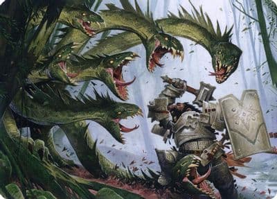 Lair of the Hydra Art Card Art Series: Adventures in the Forgotten Realms Magic card
