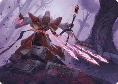 Magic Missile Art Card Art Series: Adventures in the Forgotten Realms Magic card