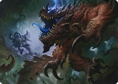 Basilisk Art Card Art Series: Adventures in the Forgotten Realms Magic card