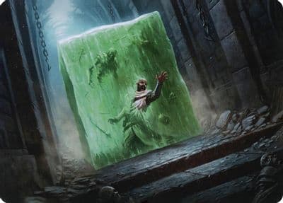 Gelatinous Cube Art Card Art Series: Adventures in the Forgotten Realms Magic card