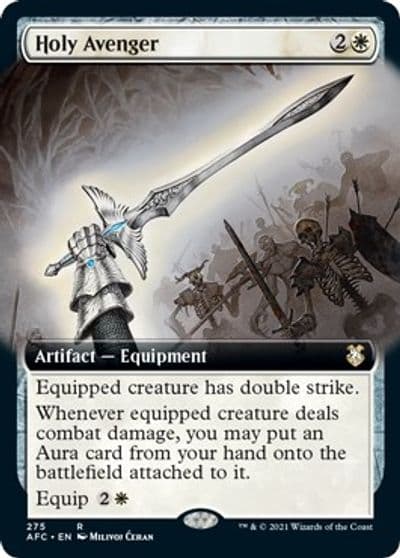 Holy Avenger Extended Art Commander: Adventures in the Forgotten Realms Magic card