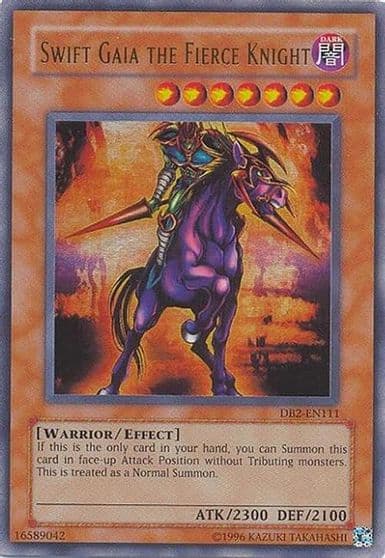 Swift Gaia the Fierce Knight Dark Beginning 2 Yu-Gi-Oh! card