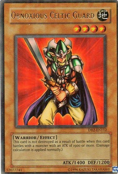 Obnoxious Celtic Guard Dark Beginning 2 Yu-Gi-Oh! card