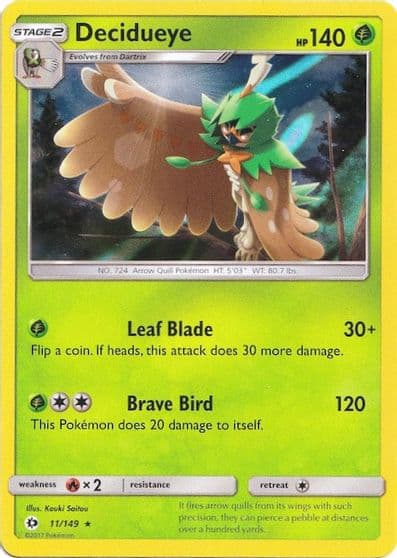 Decidueye (Water Web Holo) Miscellaneous Cards & Products Pokemon card
