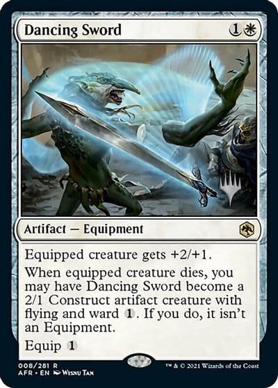 Dancing Sword Promo Pack: Adventures in the Forgotten Realms Magic card