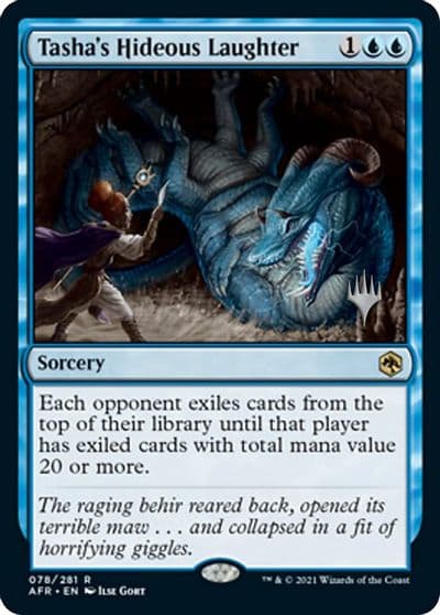 Tashas Hideous Laughter Promo Pack: Adventures in the Forgotten Realms Magic card