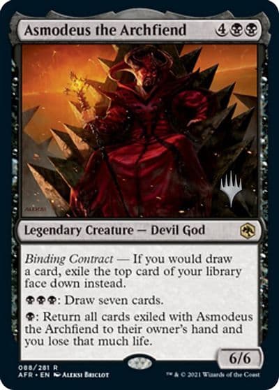 Asmodeus the Archfiend Promo Pack: Adventures in the Forgotten Realms Magic card