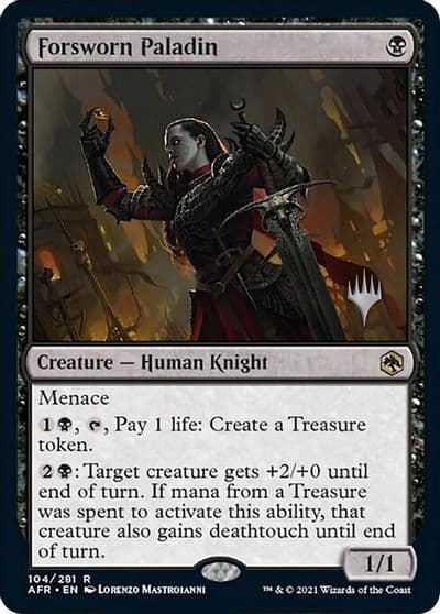 Forsworn Paladin Promo Pack: Adventures in the Forgotten Realms Magic card