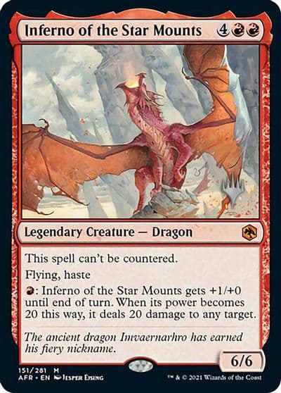 Inferno of the Star Mounts Promo Pack: Adventures in the Forgotten Realms Magic card
