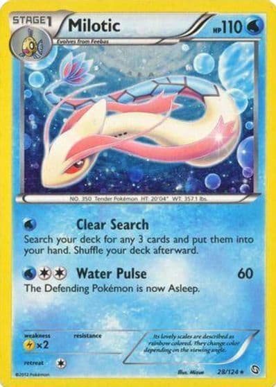 Milotic (Cosmos Holo) Blister Exclusives Pokemon card