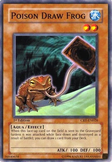 Poison Draw Frog Cybernetic Revolution Yu-Gi-Oh! card