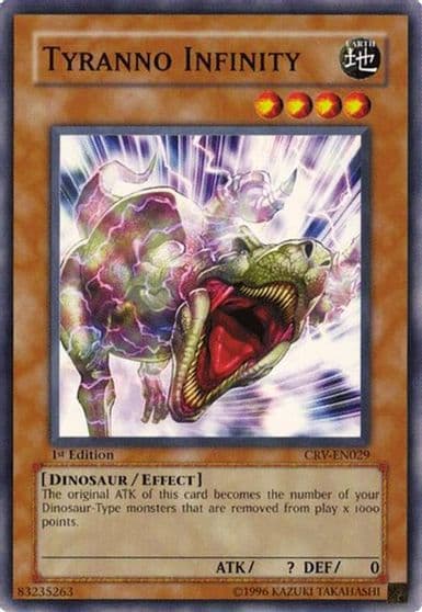 Tyranno Infinity Cybernetic Revolution Yu-Gi-Oh! card