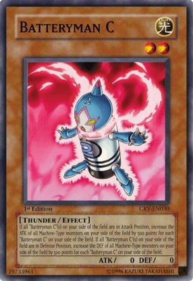 Batteryman C Cybernetic Revolution Yu-Gi-Oh! card