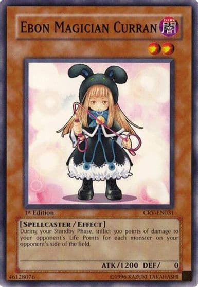 Ebon Magician Curran Cybernetic Revolution Yu-Gi-Oh! card