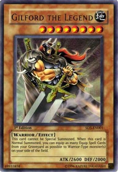 Gilford the Legend Structure Deck: Warrior's Triumph Yu-Gi-Oh! card