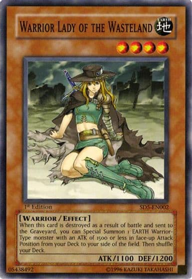 Warrior Lady of the Wasteland Structure Deck: Warrior's Triumph Yu-Gi-Oh! card