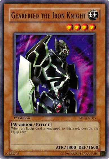 Gearfried the Iron Knight Structure Deck: Warrior's Triumph Yu-Gi-Oh! card