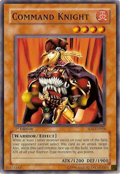 Command Knight Structure Deck: Warrior's Triumph Yu-Gi-Oh! card