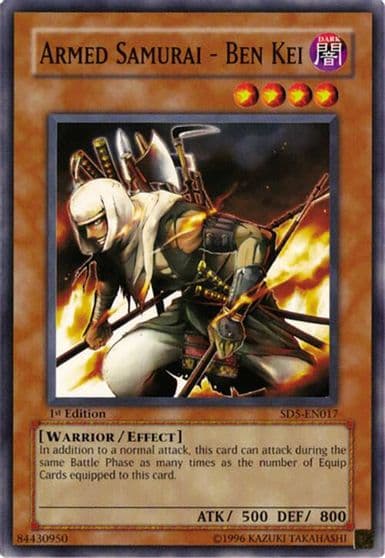 Armed Samurai Ben Kei Structure Deck: Warrior's Triumph Yu-Gi-Oh! card