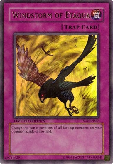 Windstorm of Etaqua EU Shadow of Infinity Yu-Gi-Oh! card