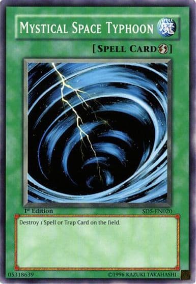 Mystical Space Typhoon Structure Deck: Warrior's Triumph Yu-Gi-Oh! card