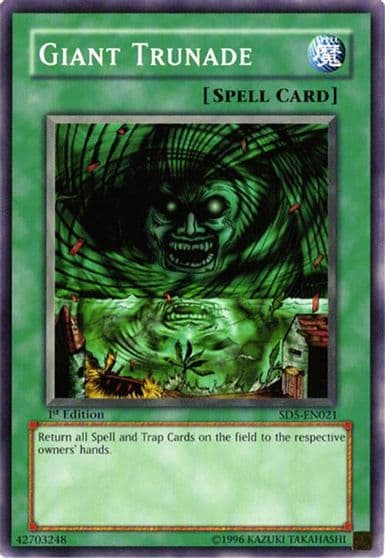 Giant Trunade Structure Deck: Warrior's Triumph Yu-Gi-Oh! card