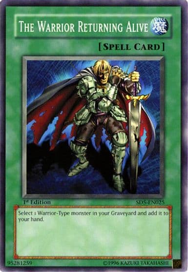 The Warrior Returning Alive Structure Deck: Warrior's Triumph Yu-Gi-Oh! card