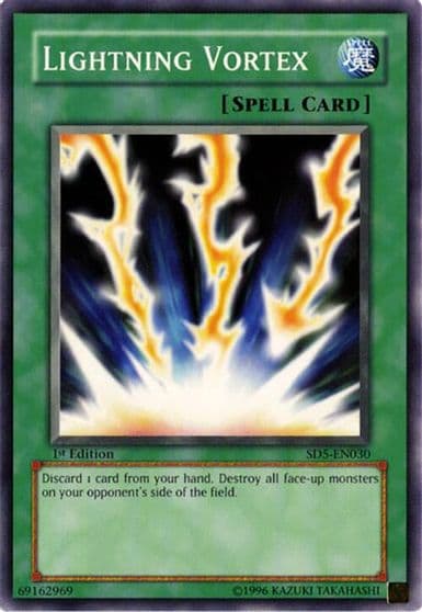 Lightning Vortex Structure Deck: Warrior's Triumph Yu-Gi-Oh! card