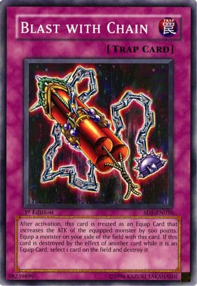Blast with Chain Structure Deck: Warrior's Triumph Yu-Gi-Oh! card