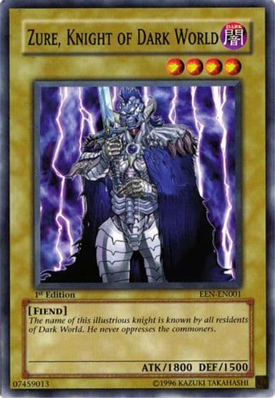 Zure Knight of Dark World Elemental Energy Yu-Gi-Oh! card